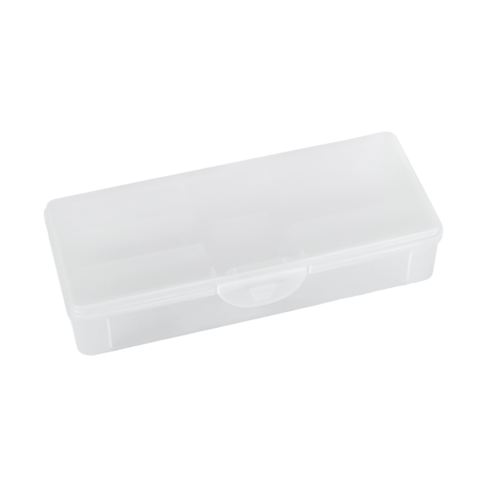 Husă pentru pensete cu compartiment - transparent | Smart Lashes