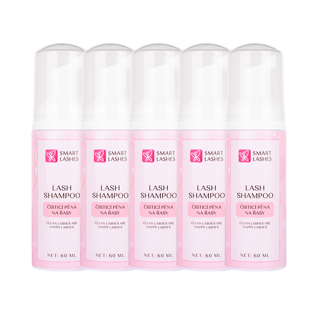 Lash Shampoo - spumă de curățare a genelor - 5 bucăți | Smart Lashes