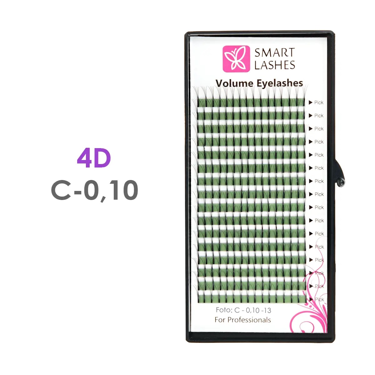 4D - C - 0,10 mm | Smart Lashes