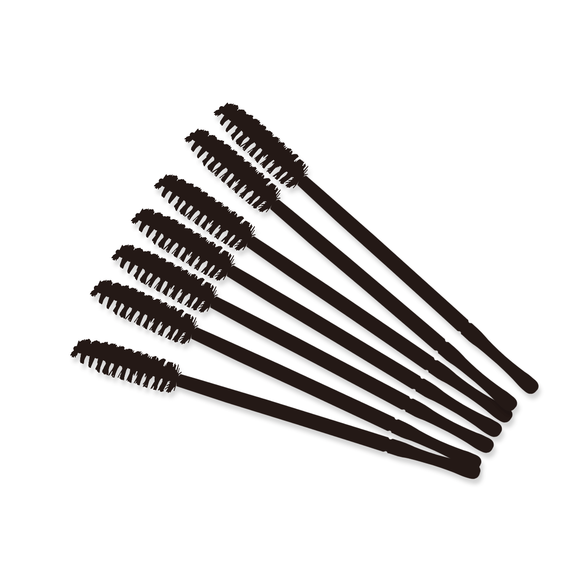 Pensulă de unică folosință pentru rimel - negru | Smart Lashes