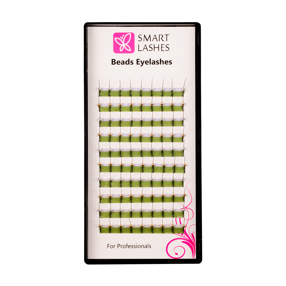 Perle de gene GOLD - SILVER - C - 0.20 mm x 13 mm | Smart Lashes