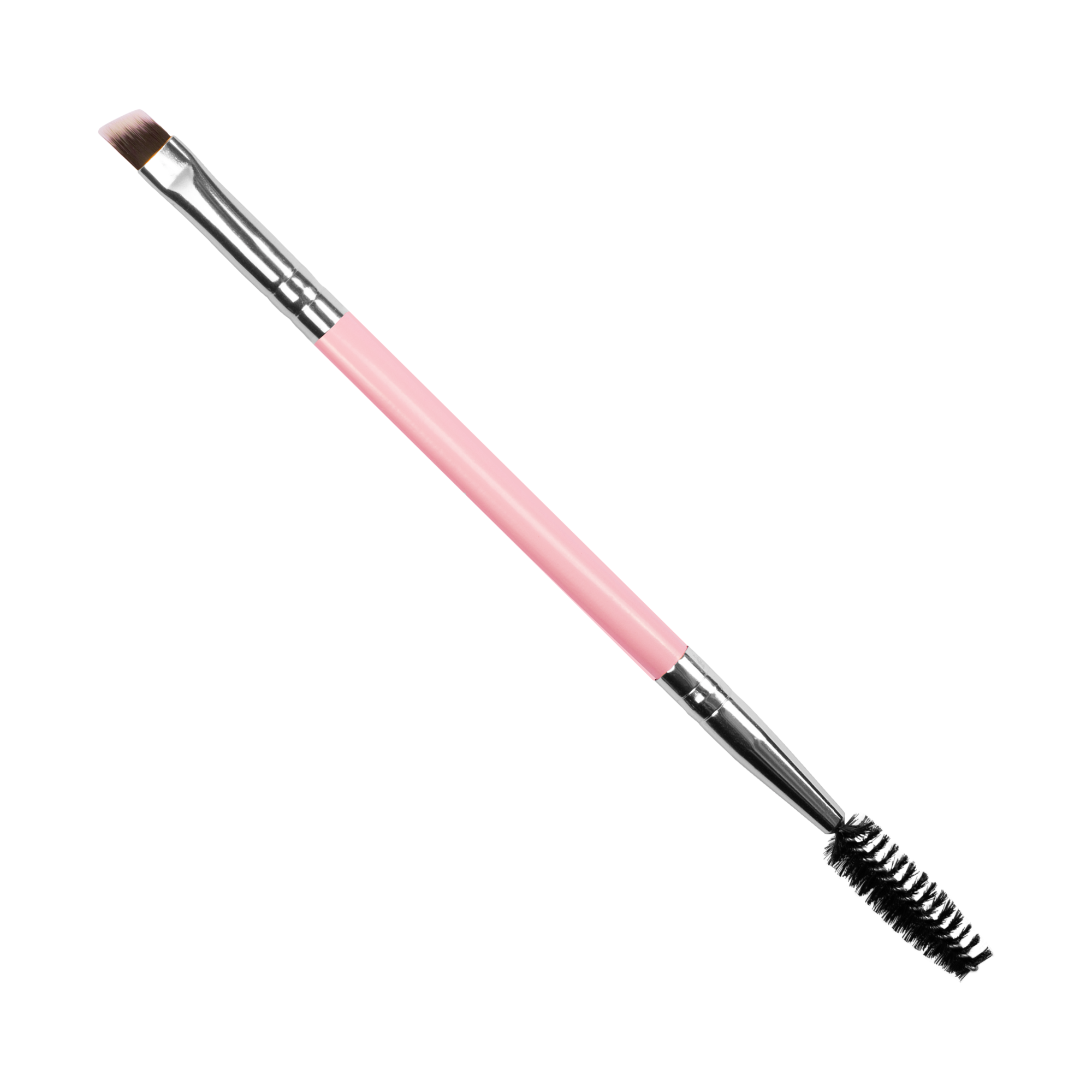 Perie unghiulară pentru gene și sprâncene - rosegold | Smart Lashes