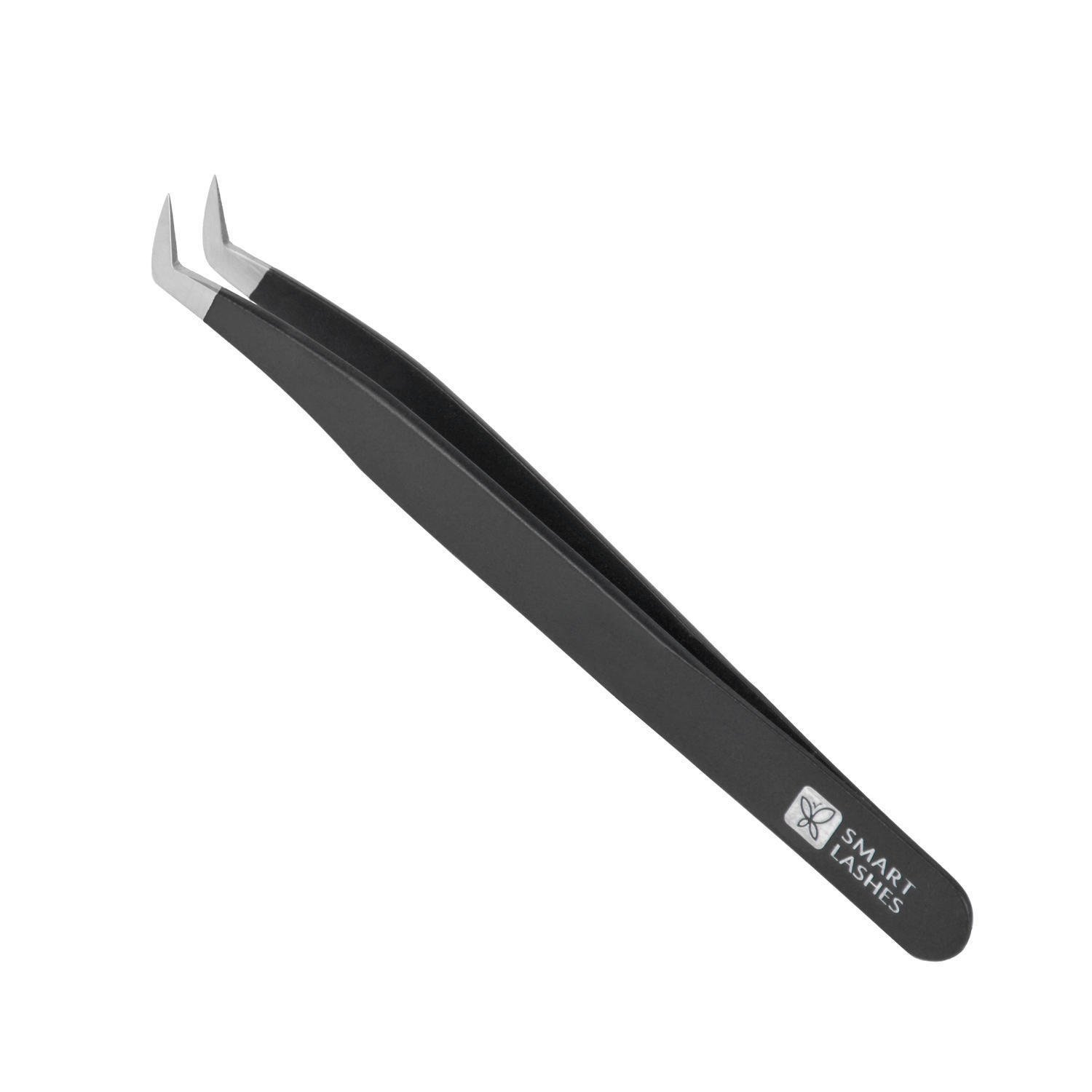 Penseta tip H - 11 cm - negru | Smart Lashes