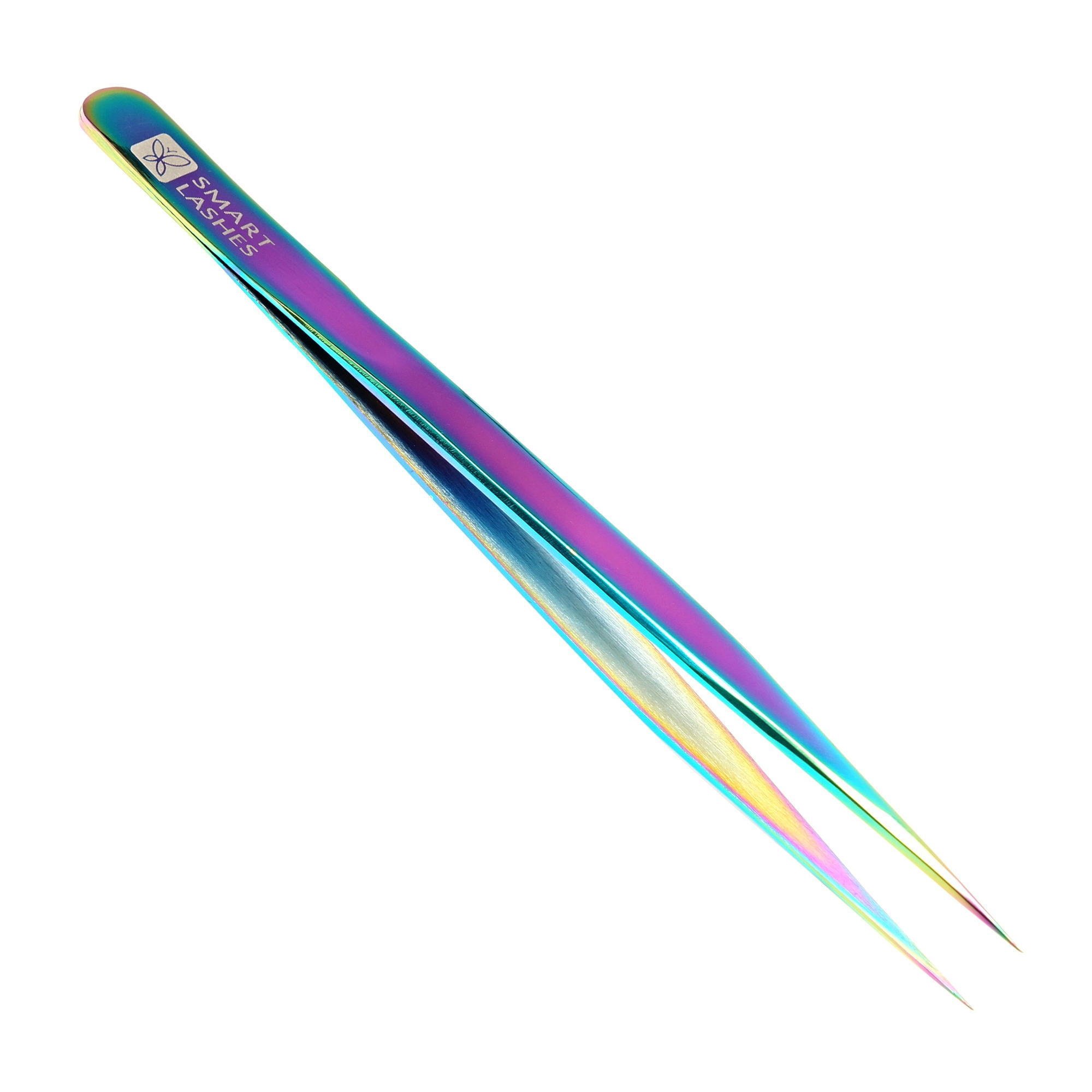 Pensetă tip B - 12 cm - curcubeu | Smart Lashes