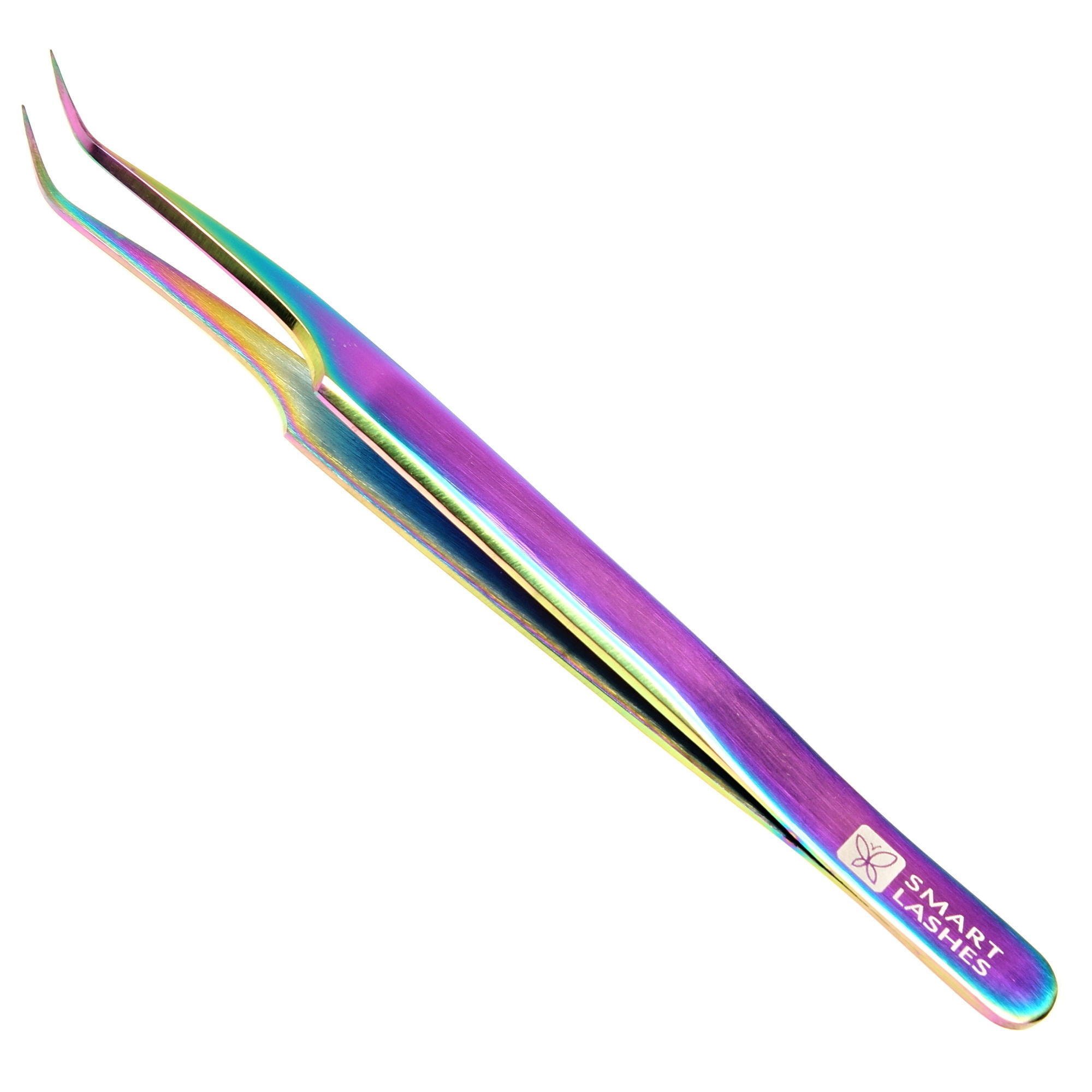 Pensetă tip C - 12 cm - curcubeu | Smart Lashes
