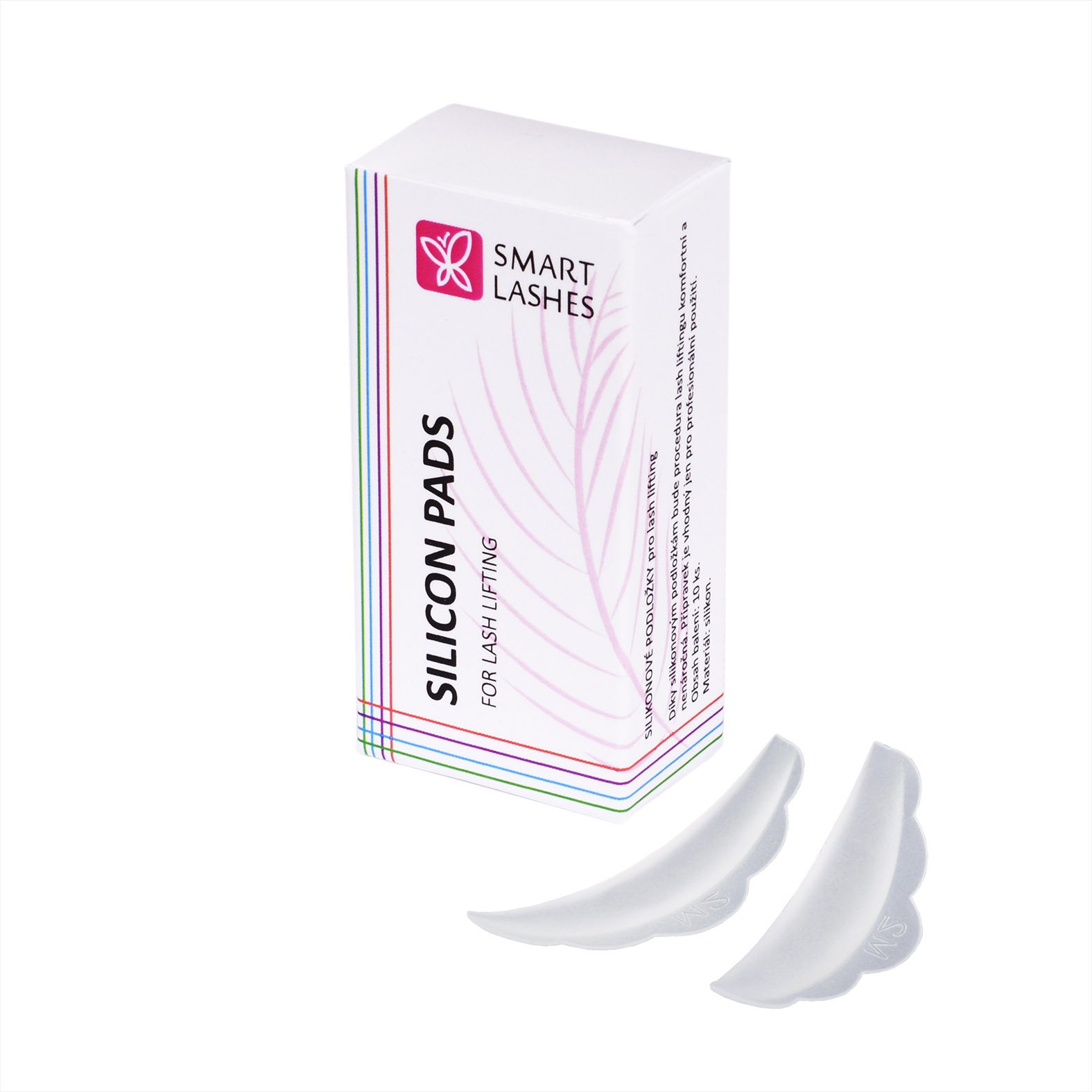 Tampoane elastice din silicon - L - 10 buc | Smart Lashes