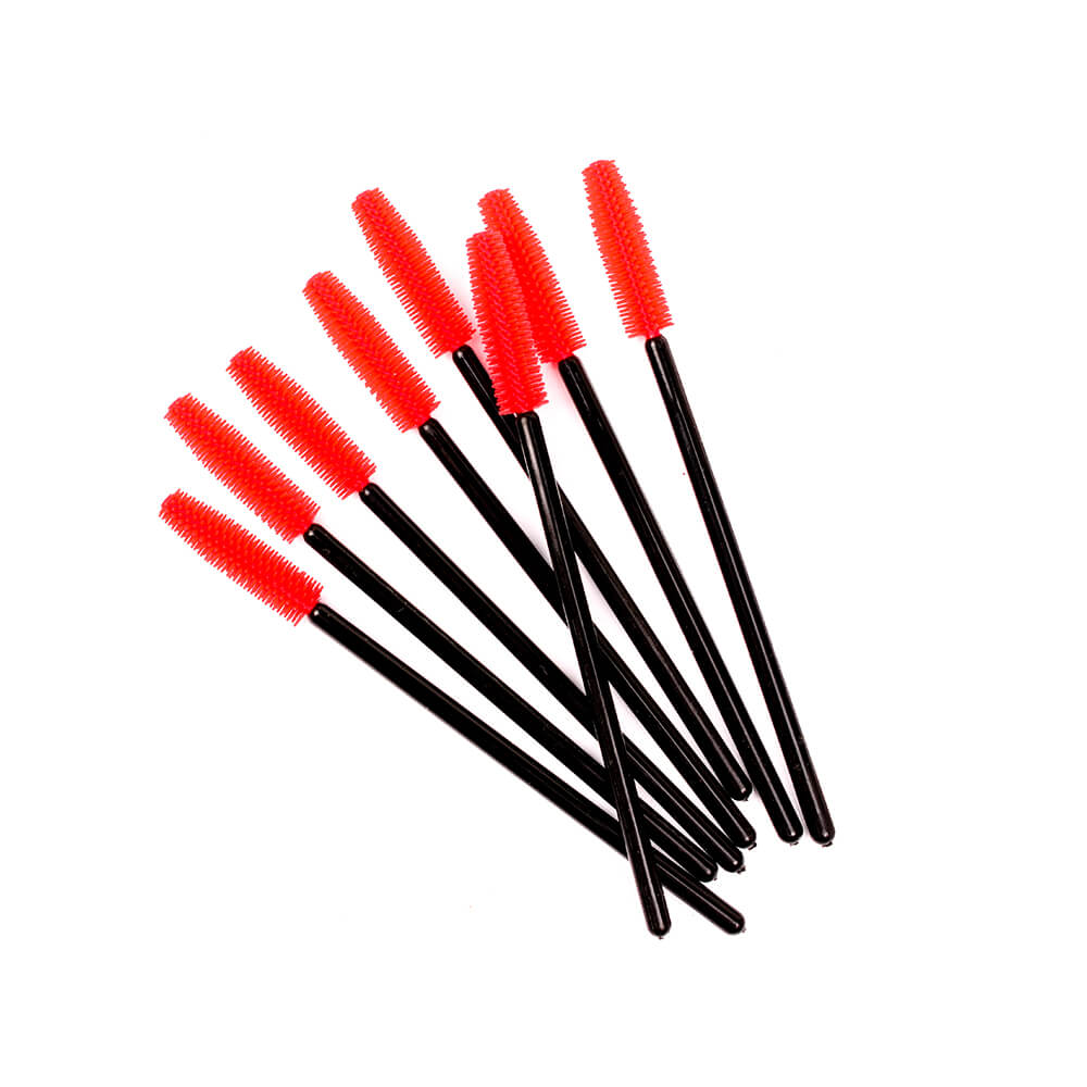 Perie de rimel din silicon - roșu | Smart Lashes